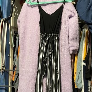 Derek Heart Black Jumpsuit